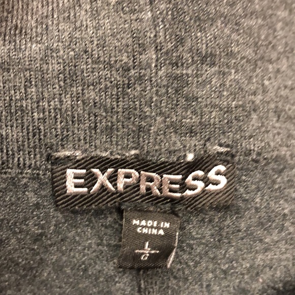 EXPRESS Cashmere Blend Leggings Heather Gray - Picture 5 of 8